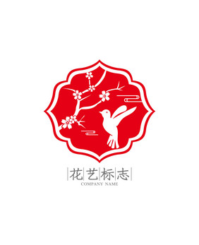 特色个性花艺VI标志logo设计