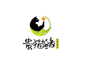 贵猫缘宠物寄养logo设计