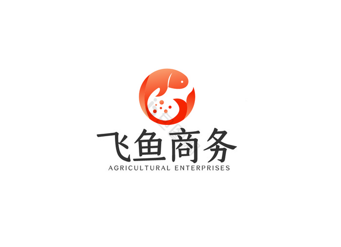 鱼图形科技logoVI模板图片