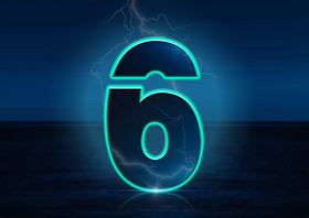 数字6字体-数字6艺术字-【包图网】