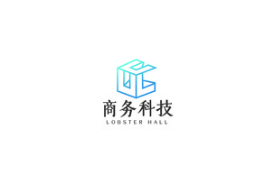 立体CUL字母商务科技logoVI模板