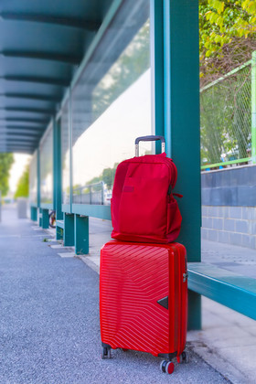 春节回家人士出行出差行李行李箱出差箱子旅行箱紫蓝色唯美星空航空