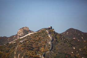 秋季长城旅游摄影图片