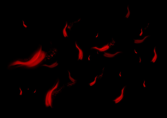 漂浮火光红红火火图片