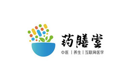 药膳堂矢量logo设计