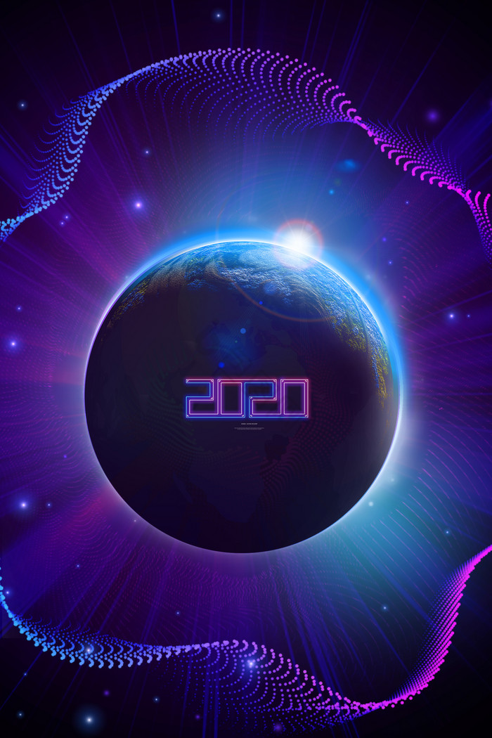 蓝科技2020光晕图片