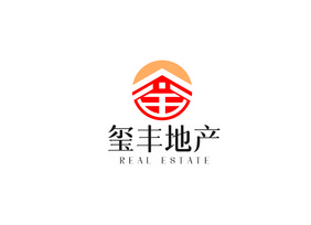 高端大气玺字体地产中介logoVI模板