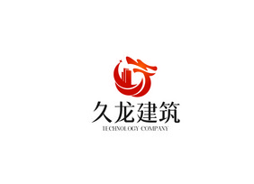 高端大气龙图形建筑地产logoVI模板