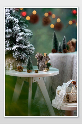 小松鼠圣诞海报片