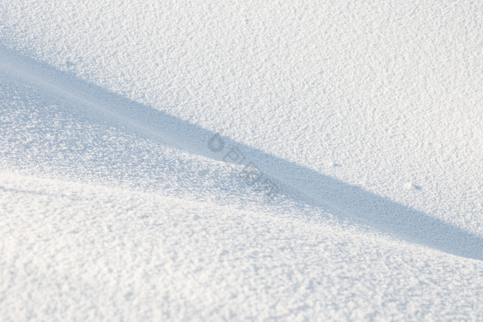 横版意境雪乡雪地雪面素材背景图片