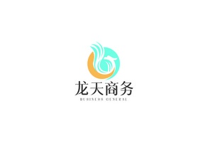 高端简约龙图形商务企业logoVI模板