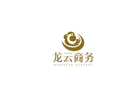 高端简约龙图形商务通用logoVI模板