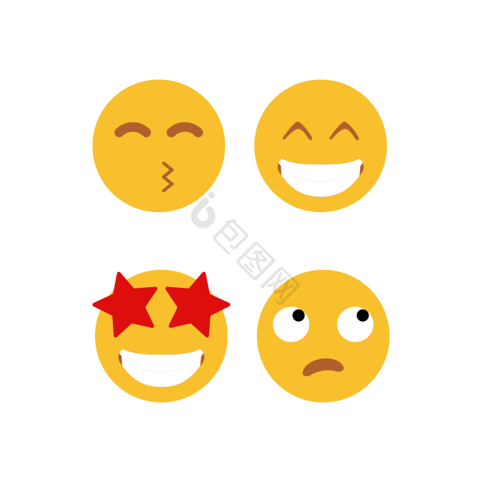 表情包开心png下载-包图网
