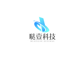 时尚简约d字母商务科技logoVI模板