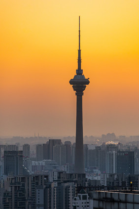 大气都市建筑天津塔摄影图