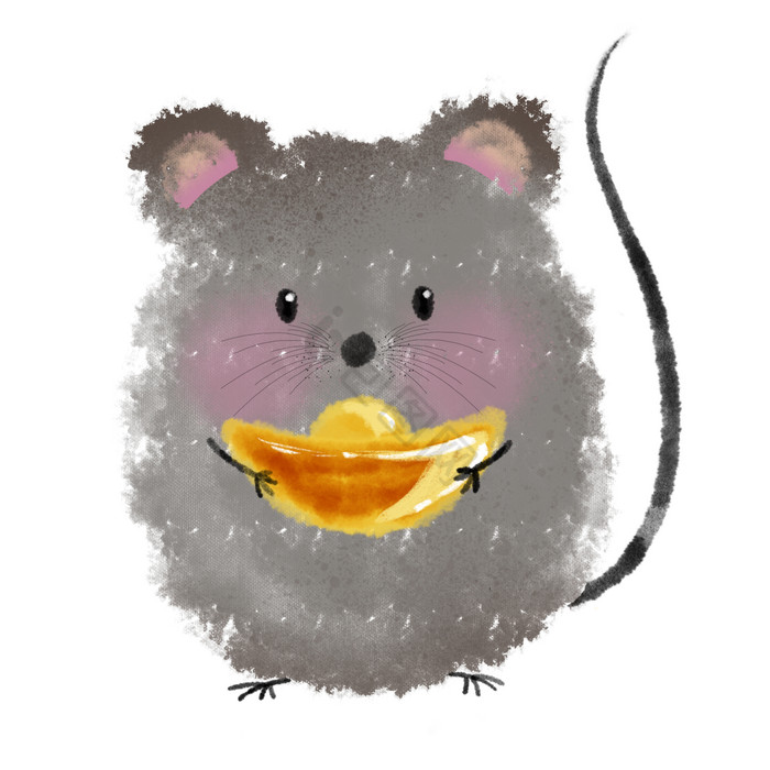 水墨中国鼠年老鼠图片