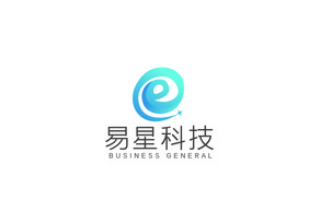 高端大气e字母商务科技logoVI标志