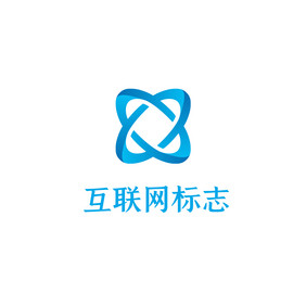 蓝色互联网交叉LOGO