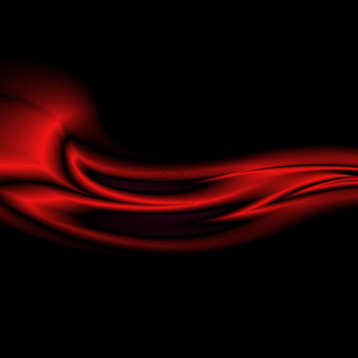 丝绸褶皱红丝绸