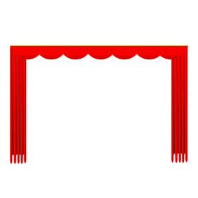 拉开帷幕红幕帷幕图片