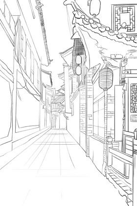 街区古建筑摄影