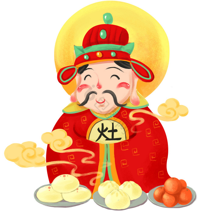 小年灶王爷拜灶神