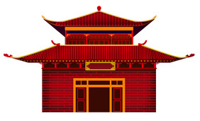 中式大门中式建筑