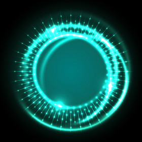 炫酷科技光圈光环