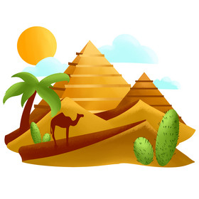 金字塔图片
