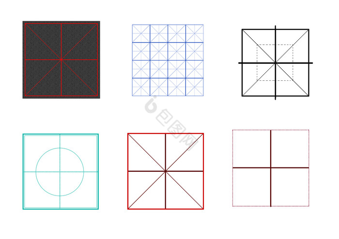 田字格方格米字格图片