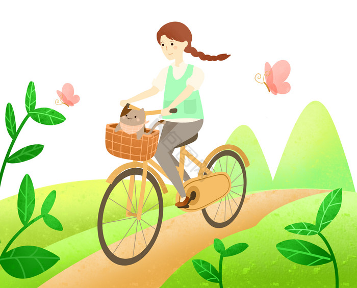 立春春天小女孩荡秋千1080p下载实拍天空延时日出蓝天白云飘动动态