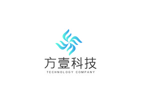 大气时尚F字母商务科技logo标志