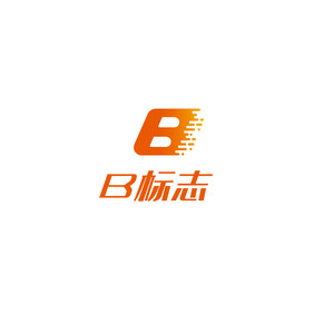 字母B速度LOGO