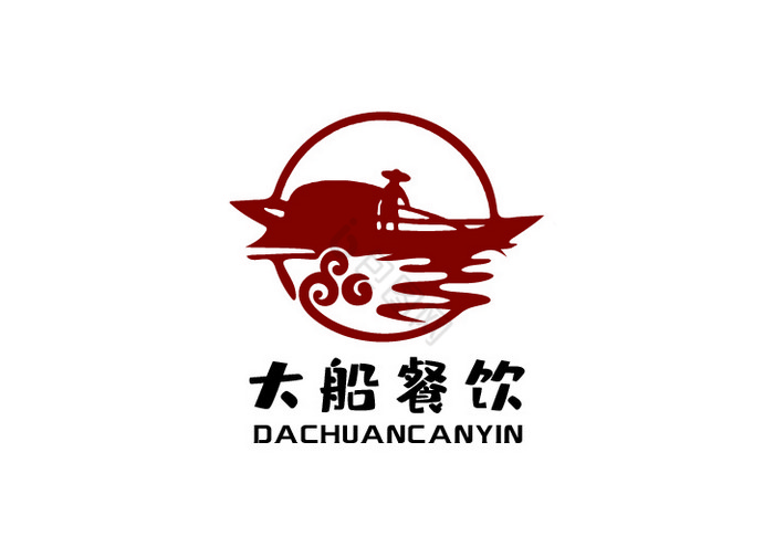 船夫餐饮logo标志图片