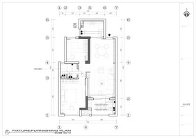 两居室户型平面设计CAD图纸