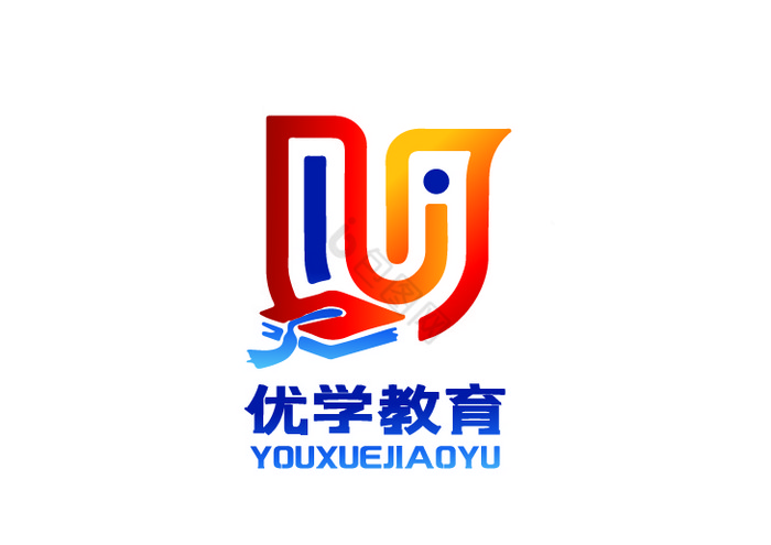 优学教育色logo标志图片