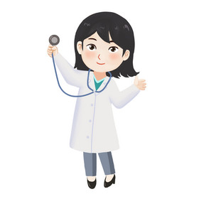 女医生人物插画