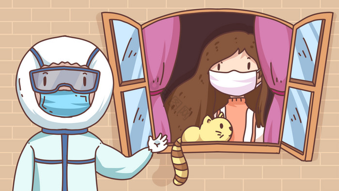 当前位置:>包图网>加油武汉众志成城漫画图片>勤洗手戴口罩抗击疫情