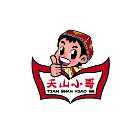 矢量卡通人物造型餐饮美食logo