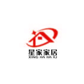 矢量红色房屋造型家具logo