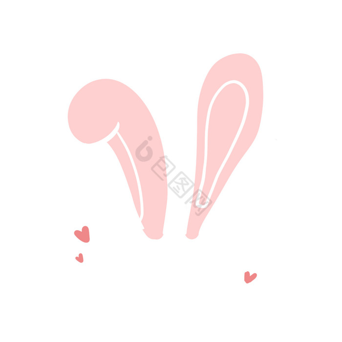 兔耳朵小兔子耳朵图片