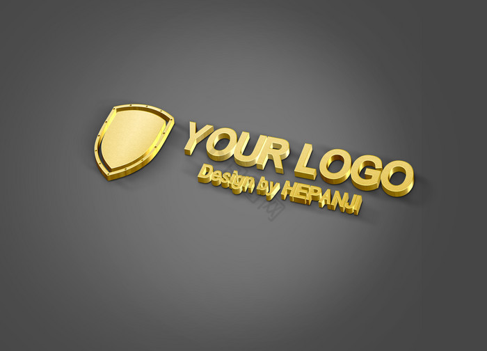 金色金属字镜面不锈钢logo标志图片
