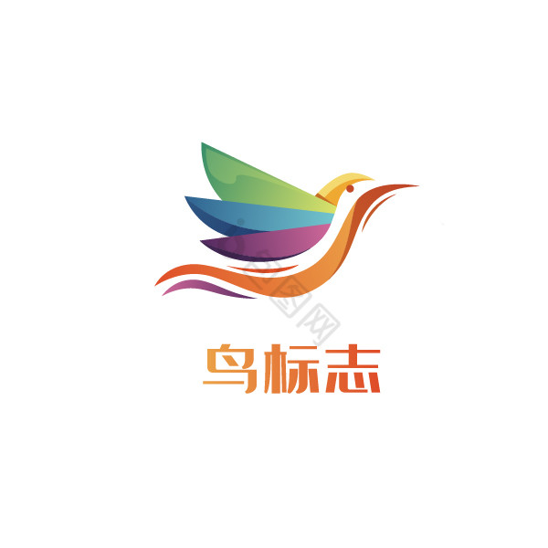 科技互联网鸟logo图片