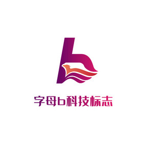 字母b科技现代标志