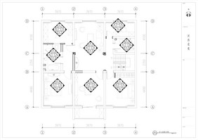 别墅户型CAD施工图纸