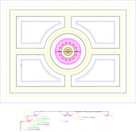 天花吊顶CAD综合图纸