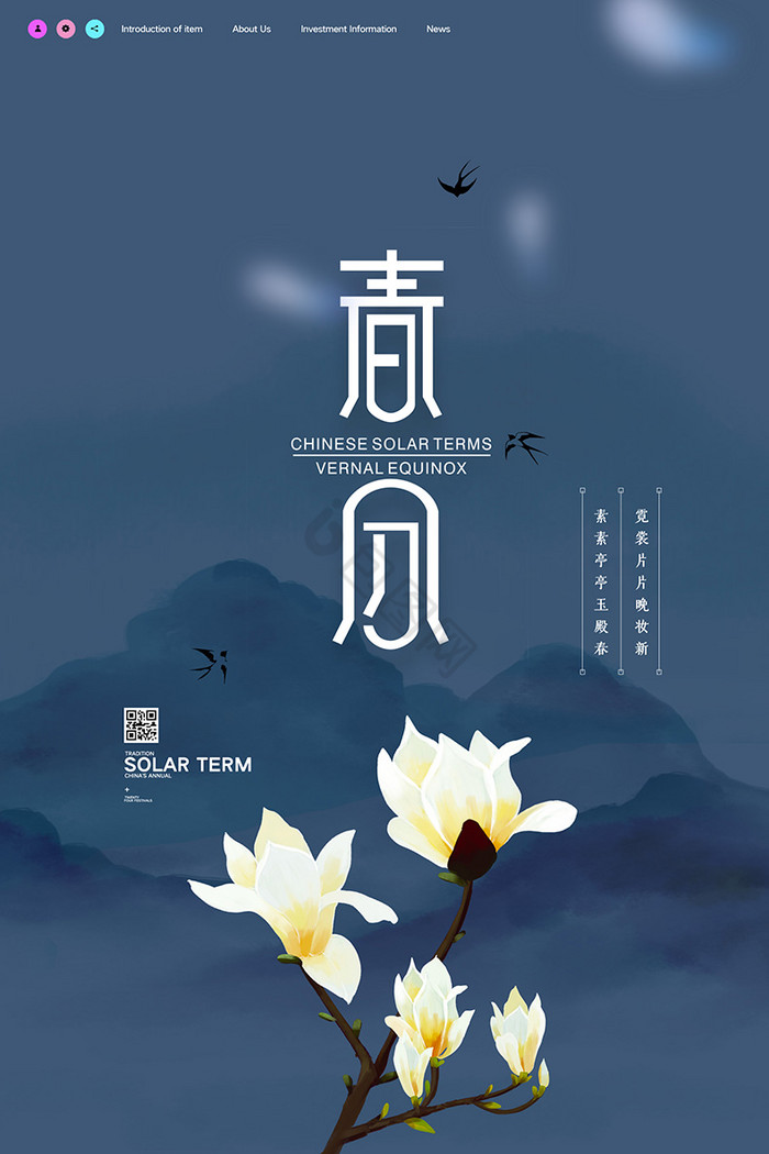 玉兰花春分节气图片