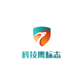 盾牌科技鹰logo