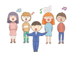 名片高档音乐培训班名片插画音乐俱乐部合唱团交响乐团名片音乐演出图