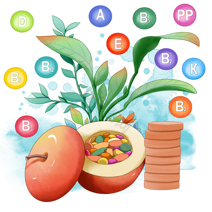 营养维生素维生素C图片